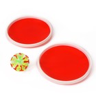 Игра «Липучка», набор: 2 тарелки, мяч, цвета МИКС - фото 11599381