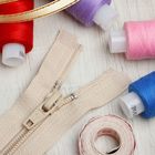 Молния "Спираль", №5, разъёмная, 60см, цвет слоновая кость - Фото 4