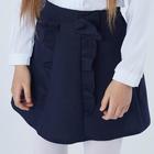 Школьная блузка для девочки, цвет белый, рост 134 - Фото 4