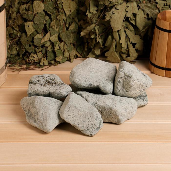 Камни для бани «Порфирит», 20 кг, галтованные, фракция 7-12 см - Фото 1