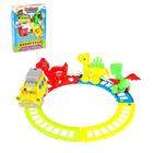 Железная дорога «Веселый поезд», работает от батареек, звуковые эффекты - Фото 1