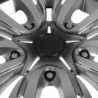 Колпаки колесные R13 "ЛИОН", серебристо-черный карбон, набор 4 шт - Фото 2