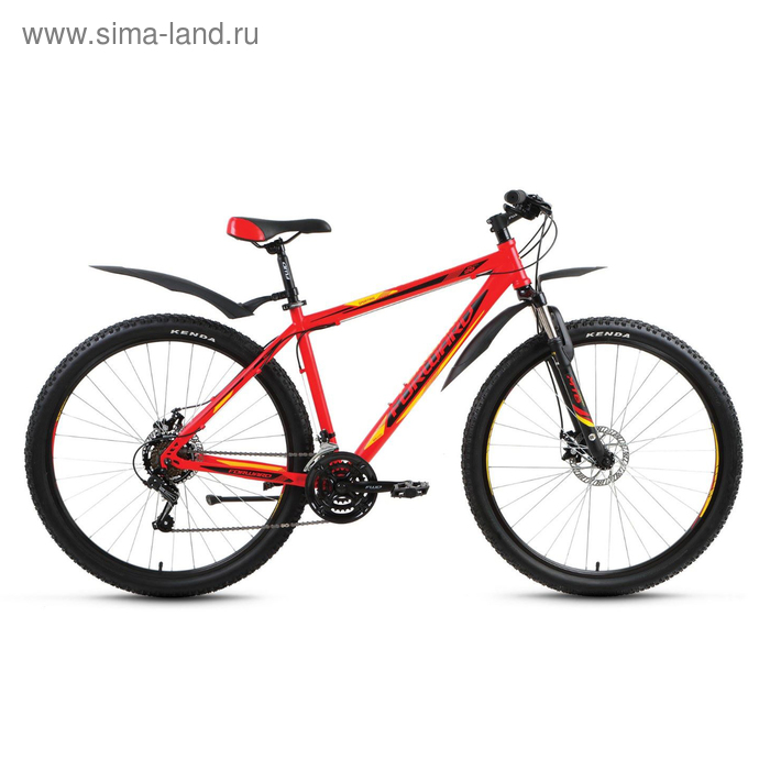 Велосипед 29" Forward Sporting 2.0 disc, 2017, цвет красный матовый, размер 21''