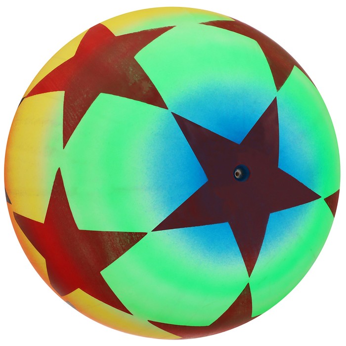 Мяч детский «Звёздочки», d=22 см, 70 г - фото 1905411610