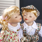 Кукла коллекционная парочка поцелуй набор 2 шт "Летние гулянья" 30 см - Фото 5