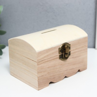 Шкатулка для росписи дерево «Сундучок», для творчества, декора, 8×8×12 см