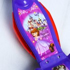 Самокат детский "София Прекрасная" 2017 музыка, свет, три колеса PVC d=130/110 мм - Фото 2