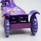 Самокат детский "София Прекрасная" 2017 музыка, свет, три колеса PVC d=130/110 мм - Фото 7