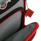 Рюкзак каркасный Across 190 36*30*20 + мешок для обуви, чёрный/красный 190-4 - Фото 7