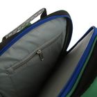Рюкзак каркасный Across 190 36*30*20 + мешок для обуви, чёрный/синий 190-1 - Фото 10