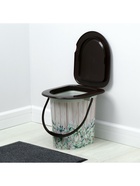 Ведро - туалет, h=38 см, 17 л, съёмный стульчак, бежевое, крышка МИКС - Фото 9