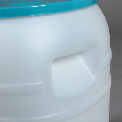 Бочка для воды пластиковая, с крышкой, 35 л, МИКС