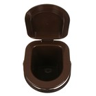 Ведро-туалет, h = 40 см, 13 л, со съёмной ручкой, коричневое - Фото 5