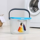 Контейнер для стирального порошка с ручкой, 6 л, голубая лагуна - Фото 9