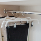 Плечики - вешалка с зажимами для юбок и брюк Доляна, 37×16 см, цвет белый - Фото 4