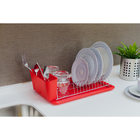 Сушилка для посуды с поддоном Доляна, 38.5×21.5×12.5 см, МИКС - Фото 5