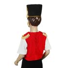 Карнавальный костюм «Гусар»: картуз, безрукавка, 5-7 лет, рост 122-134 см - Фото 2