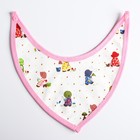 Нагрудник-бандана/слюнявчик для кормления Крошка Я, непромокаемый на кнопке, для девочки, МИКС - Фото 3