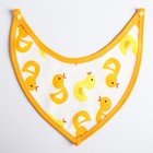 Нагрудник-бандана/слюнявчик для кормления Крошка Я, непромокаемый на кнопке, для девочки, МИКС - Фото 2