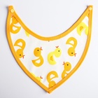 Нагрудник-бандана/слюнявчик для кормления Крошка Я, непромокаемый на кнопке, для девочки, МИКС - Фото 5