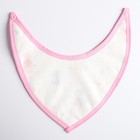 Нагрудник-бандана/слюнявчик для кормления Крошка Я, непромокаемый на кнопке, для девочки, МИКС - Фото 6