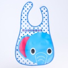 Нагрудник для кормления непромокаемый на липучке, для мальчика, с карманом, МИКС - Фото 21