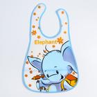 Нагрудник для кормления непромокаемый на липучке, для мальчика, с карманом, МИКС - Фото 3