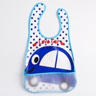 Нагрудник для кормления непромокаемый на липучке, для мальчика, с карманом, МИКС - Фото 10