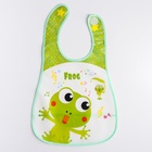 Нагрудник для кормления непромокаемый на липучке, для мальчика, с карманом, МИКС - Фото 5