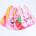 Нагрудник Крошка Я с карманом для девочки, непромокаемый, на липучке, МИКС - фото 67922982