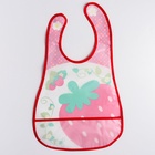 Нагрудник Крошка Я с карманом для девочки, непромокаемый, на липучке, МИКС - Фото 10