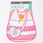 Нагрудник Крошка Я с карманом для девочки, непромокаемый, на липучке, МИКС - Фото 17