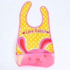 Нагрудник Крошка Я с карманом для девочки, непромокаемый, на липучке, МИКС - фото 67922976