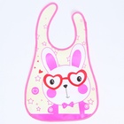 Нагрудник Крошка Я с карманом для девочки, непромокаемый, на липучке, МИКС - Фото 5