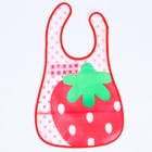 Нагрудник Крошка Я с карманом для девочки, непромокаемый, на липучке, МИКС - фото 67922985