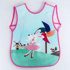 Нагрудник-фартук для кормления непромокаемый на завязках, для девочки, с карманом, МИКС - фото 42832894