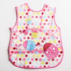 Нагрудник-фартук для кормления непромокаемый на завязках, для девочки, с карманом, МИКС - фото 42832903