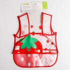 Нагрудник-фартук для кормления непромокаемый на завязках, для девочки, с карманом, МИКС - фото 42832905