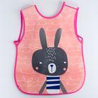 Нагрудник-фартук для кормления непромокаемый на завязках, для девочки, с карманом, МИКС - фото 42832895