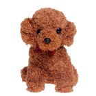 Мягкая игрушка "Собака с бантом" цвет МИКС, сидит 22 см - Фото 1