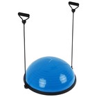 Полусфера BOSU гимнастическая, с насосом, 55х25 см, цвет синий - Фото 10