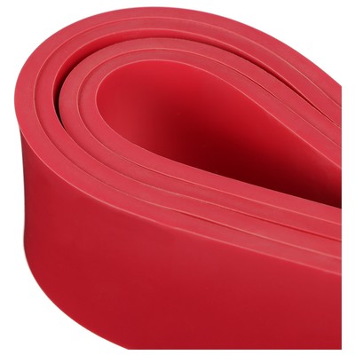 Эспандер ленточный многофункциональный ONLYTOP, 208×4.4×0.5 см, 17-54 кг, красный