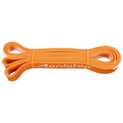 Эспандер ленточный многофункциональный ONLYTOP, 208×2.9×0.5 см, 11-36 кг, цвет оранжевый
