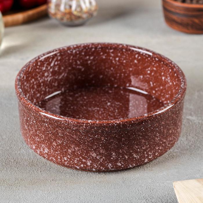 Форма для запекания «Мрамор коричневый», 500 мл - Фото 1