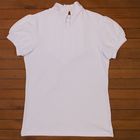 Блузка для девочки, рост 122 см, цвет белый 696-AZ - Фото 5
