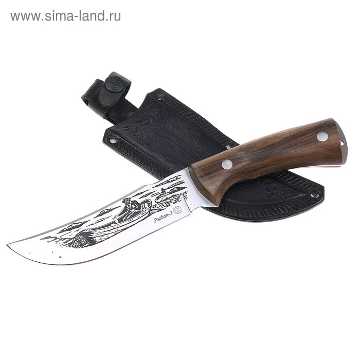 Нож туристический "Рыбак-2" - 50831, сталь AUS8, 12с27, г. Кизляр - Фото 1
