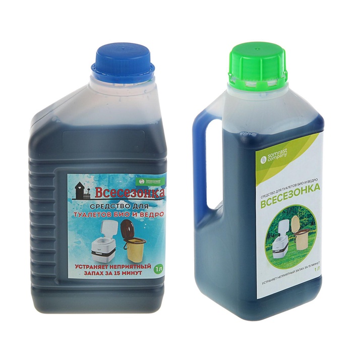Средство для туалетов Всесезонка Био и Ведро, 1 л