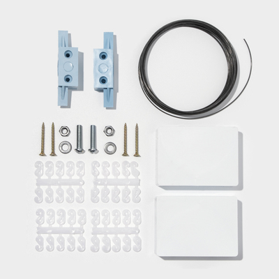 Карниз струнный, двухрядный, 7 м (ряд 3.5 м), пластиковый крючок