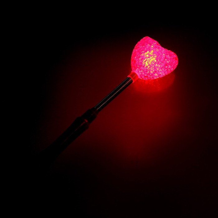 Световая палочка «Сердце», на пружине, под стекло, цвета МИКС - фото 1908216989