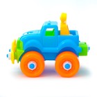 Конструктор для малышей «Джип», 22 детали, цвета МИКС - Фото 2